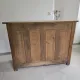 Very buffet just old solid raw pine wood.
