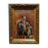 Oil portrait of a dandy