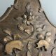 Decorative panel, pediment, gilding