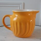 Yellow ceramic pitcher 70s