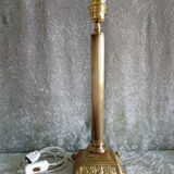 Bronze column lamp foot