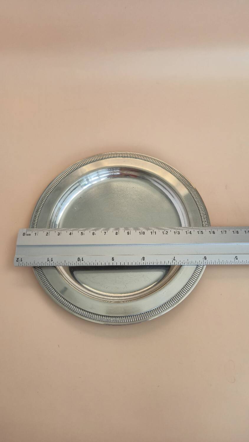 Small round vintage silver plate – France 50s/70s – coffee service