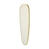 Vintage Rockabilly Freeform Mirror Gold Fifties