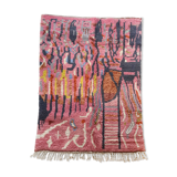 Moroccan Berber carpet Beni Ouarain with colorful patterns, 2,8x2m
