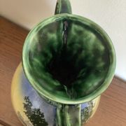 Vase Gustave bihl Tchécoslovaquie avec 2 anses art nouveau