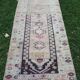 Vintage Turkish hallway rug 85x397 cm