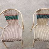 Scoubidou chairs x2