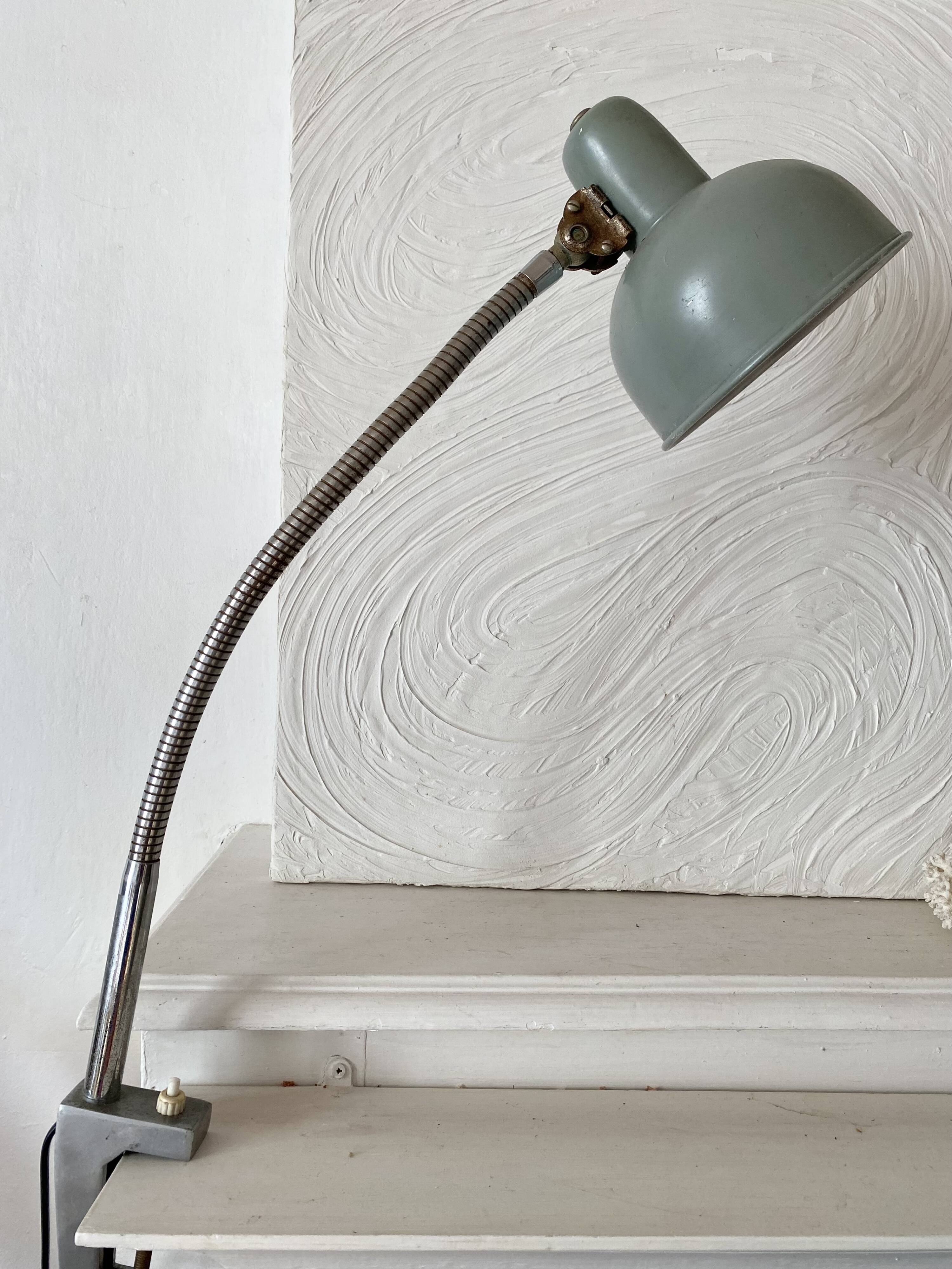 Fornay-style workshop lamp from the 1950s