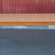 Antique dining table, wooden table and formica tray