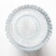 Tall and Solid Clear Crystal Glass Vase / Florence / Italy / 1960s