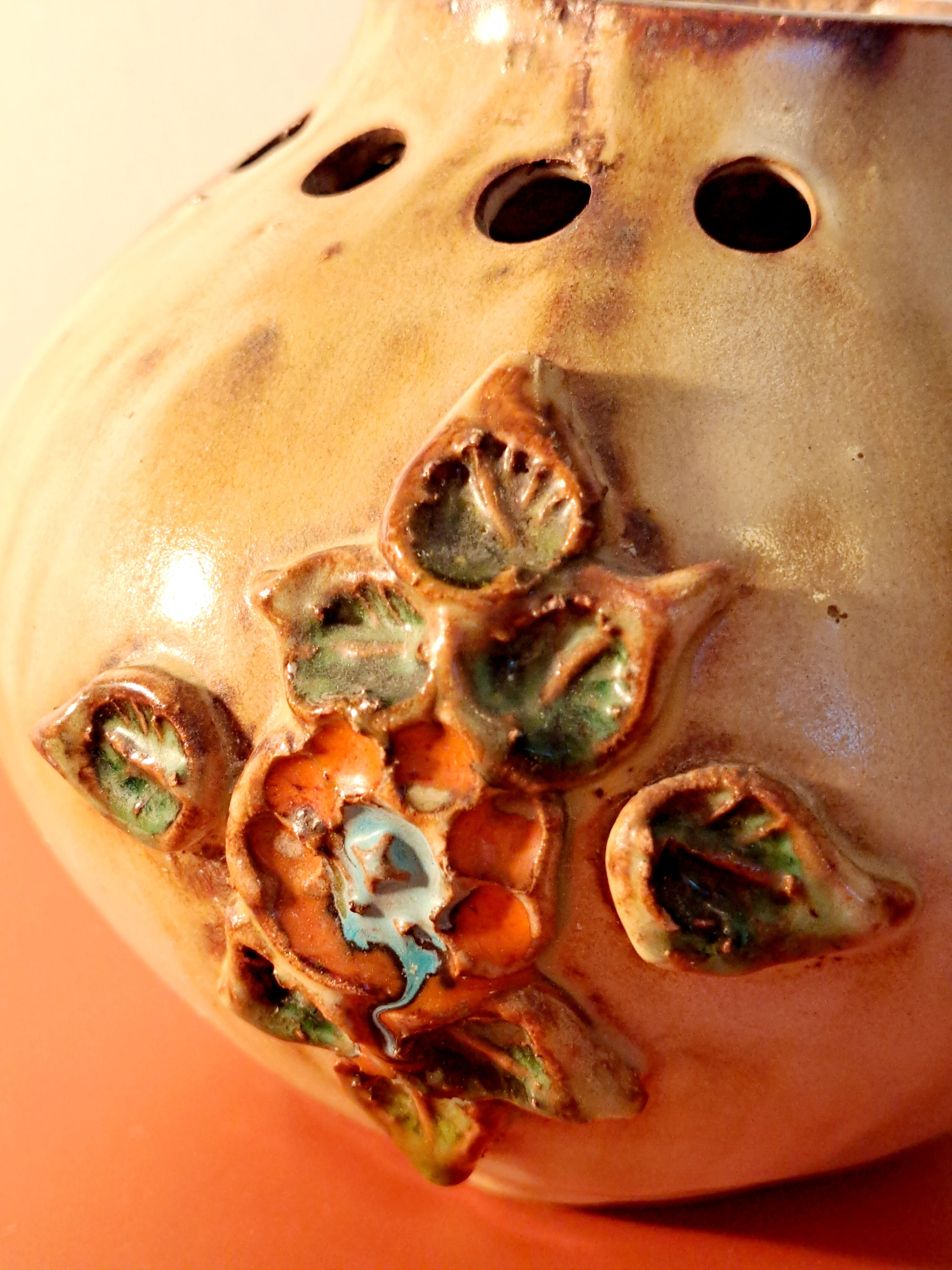 Vallauris ceramic vase 1970