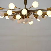 Rare Mid Century Chandelier Sputnik, Atomic, 1960s