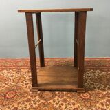 Old African engraved wooden side table