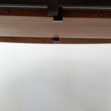 Baumann extendable oval table, 70s-80s