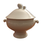 Soupière en porcelaine blanche