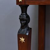 Console retour d’Égypte en acajou, époque Empire, début XIXe