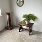 50s Brutalist Oak Coffee Table
