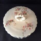 Pale blue butter dish