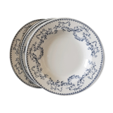Set of 6 deep plates Model Mozart Sarreguemines