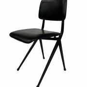 Mid Century Spin Chair 102 Ynske Kooistra for Marko Holland in Black