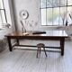 Table de ferme campagne noyer massif XL 250cm