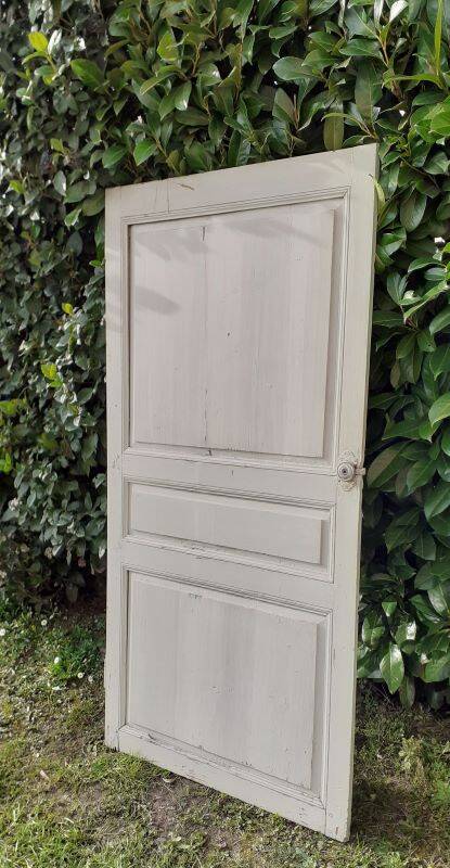 Small 18th century cupboard door h171.5x87.5cm old