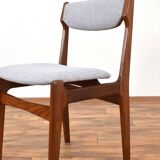 Mid-Century Danish Teak Dining Chairs by Erik Buch, 1960s, Set of 4