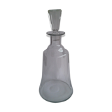 Conical Crystal jug engraved with stripes