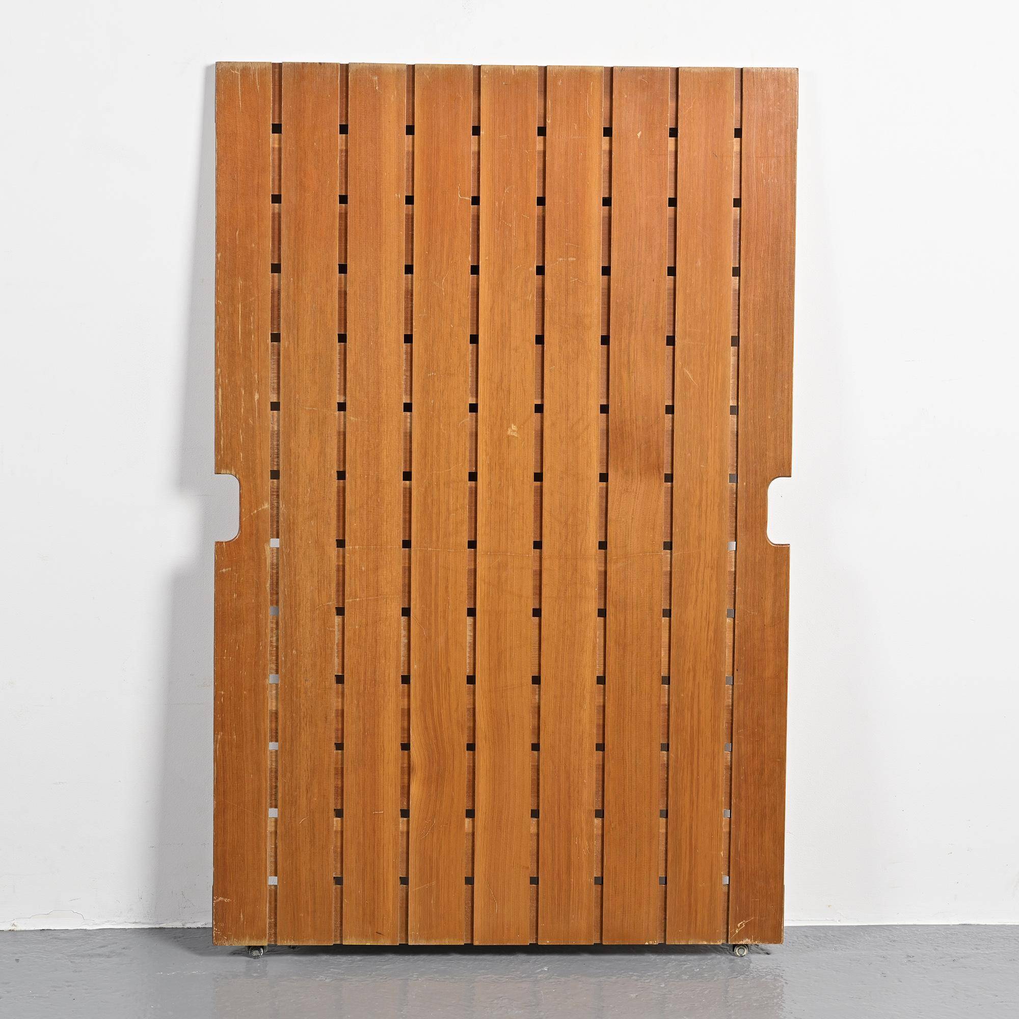 Sliding panel, Charlotte Perriand for the Hôtel La Cascade, Les Arcs 1600