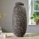 Vintage brown beige ceramic vase
