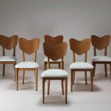 6 chairs  France, 1950s