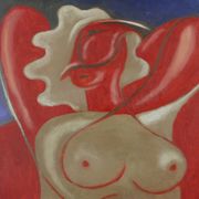 Tableau "Nue Cubiste", huile sur toile signée Gleyse