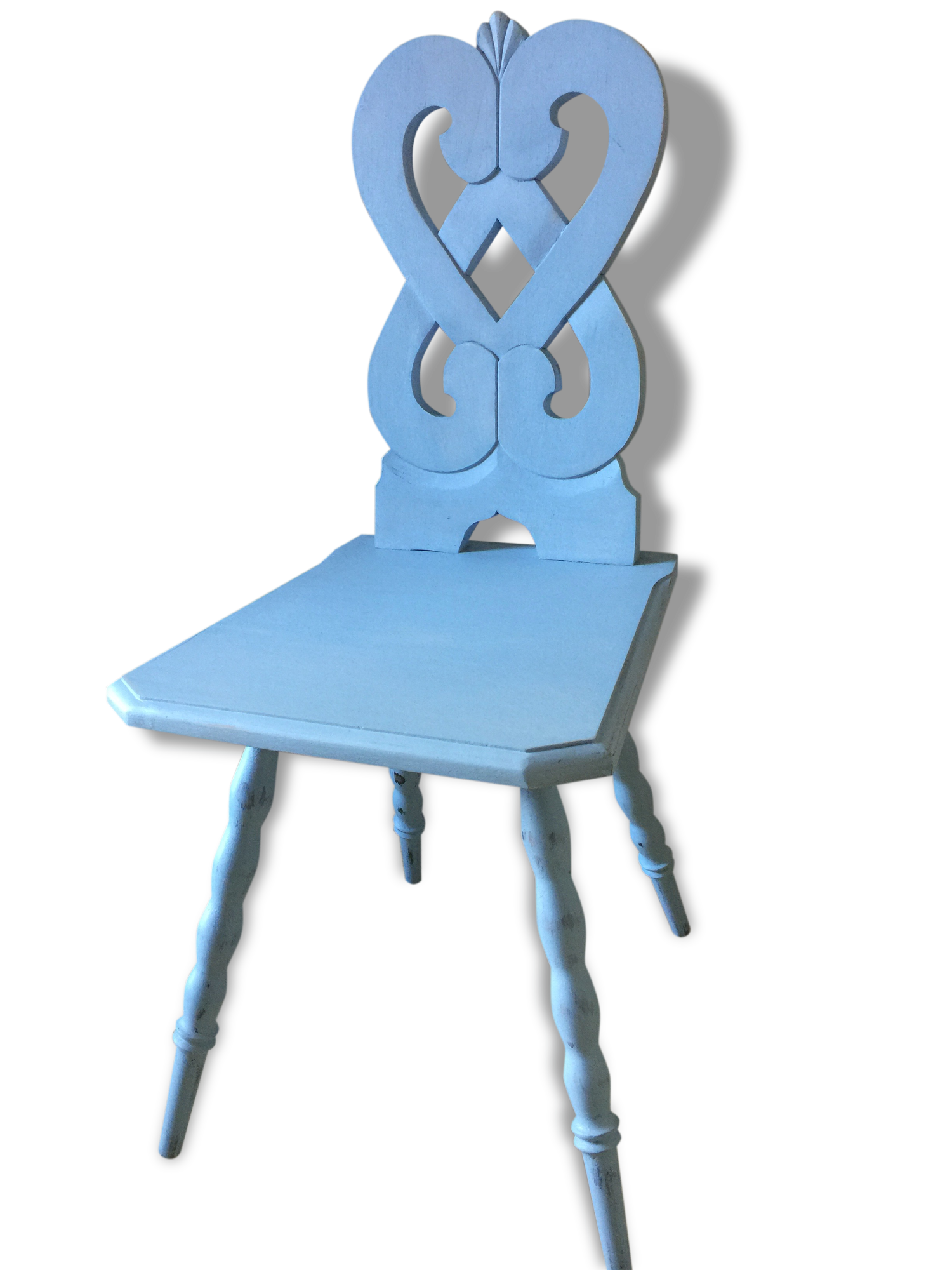 Chaise ancienne suédoise patine gustavienne