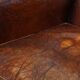 A vintage-style armchair with character, upholstered in beautifully patinated sheepskin.