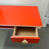 Vintage orange desk