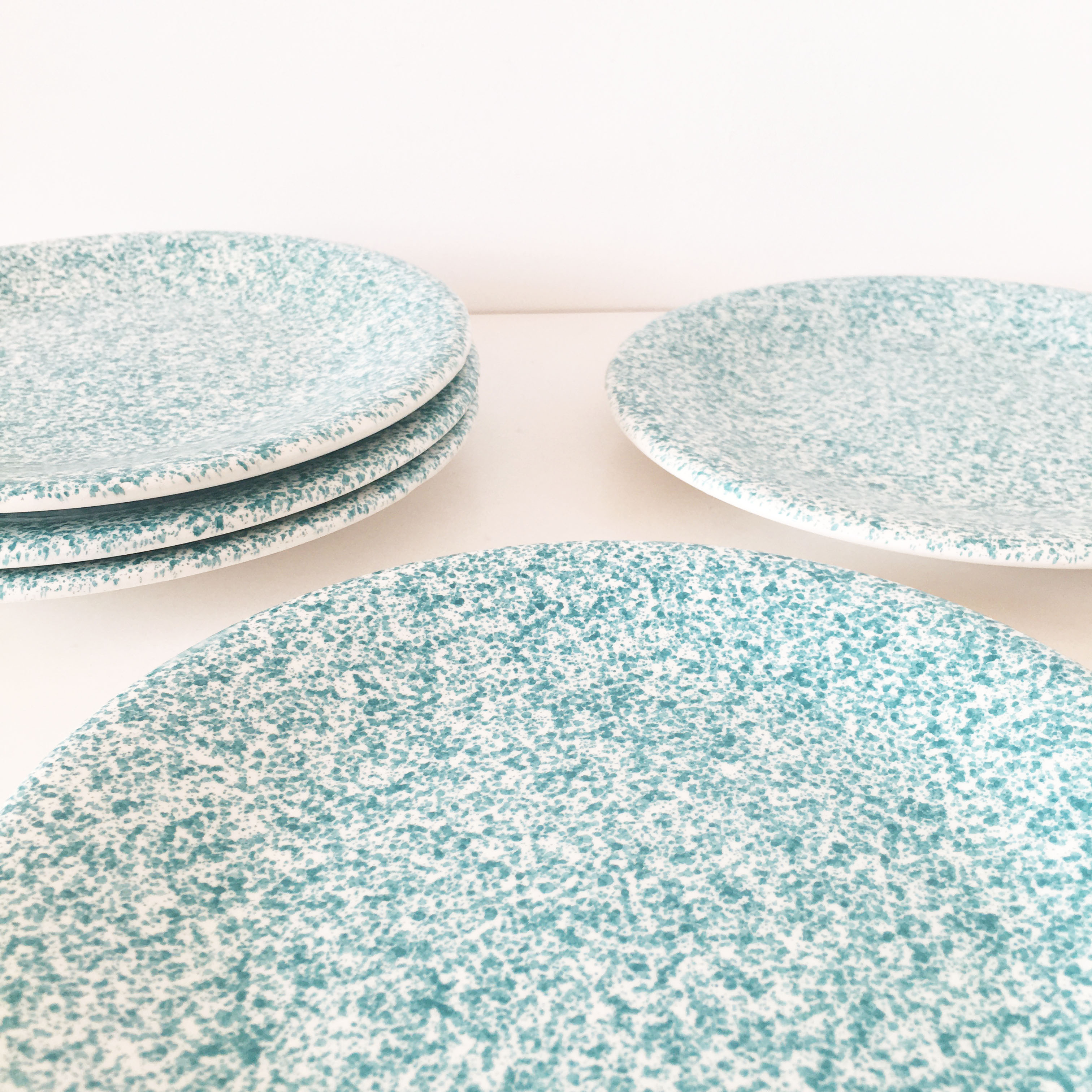 Set of 5 Italian plates Ceramica Dalia Castelforte