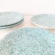 Set of 5 Italian plates Ceramica Dalia Castelforte