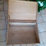 Vintage wooden suitcase