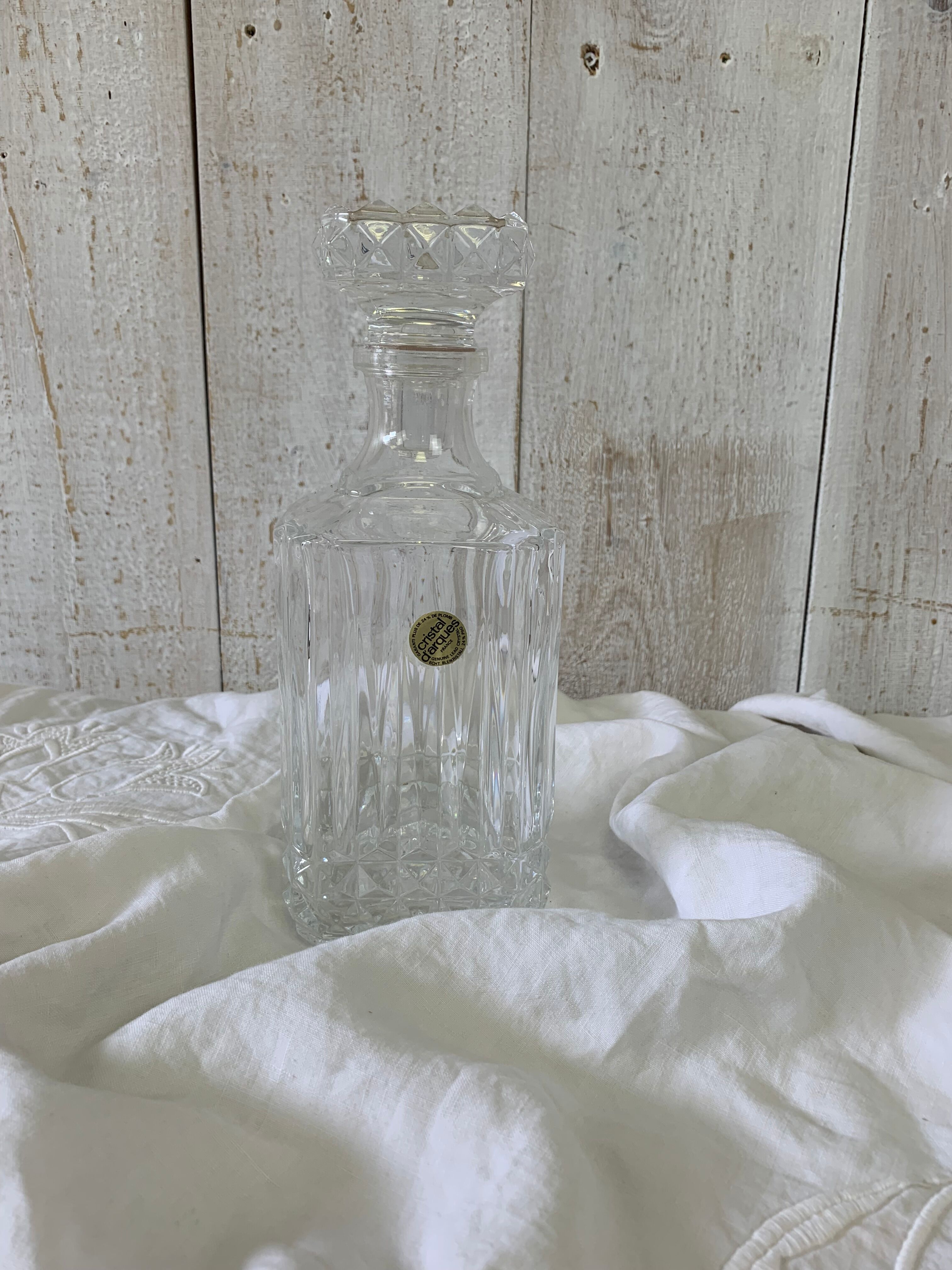 Crystal whisky decanter