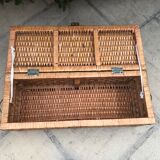 Rectangle wicker malle