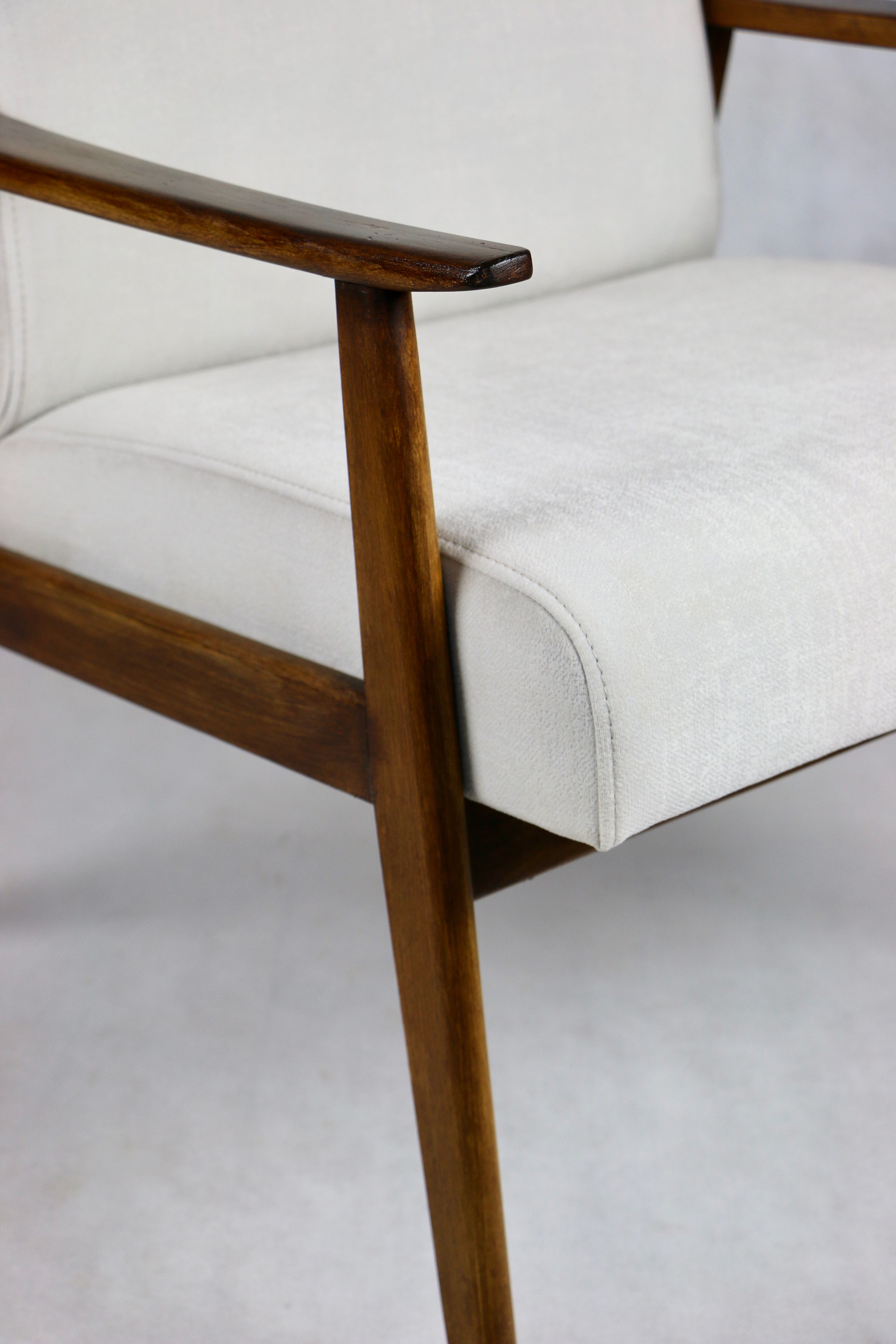 Fauteuil beige vintage, années 1970