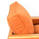 Restored vintage armchair Cube, 1970s, russet velvet
