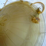 Suspension Art Deco style, pess mold with floral and geometrical decoration