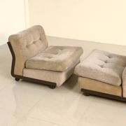 Pair of "Amanta" armchairs by Mario Bellini for C&B Italia, 60s