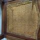 Fauteuil barbier noyer et canage Paris