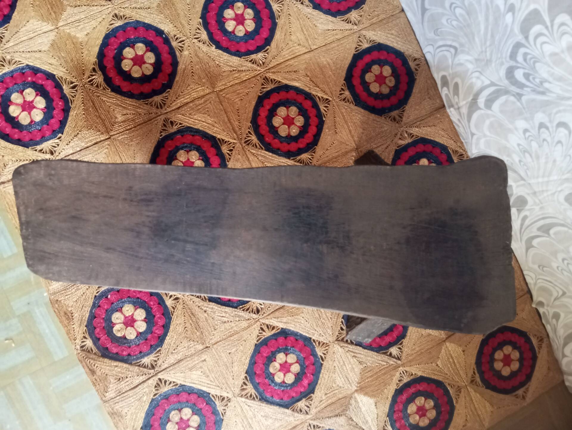 Brutalist wooden table