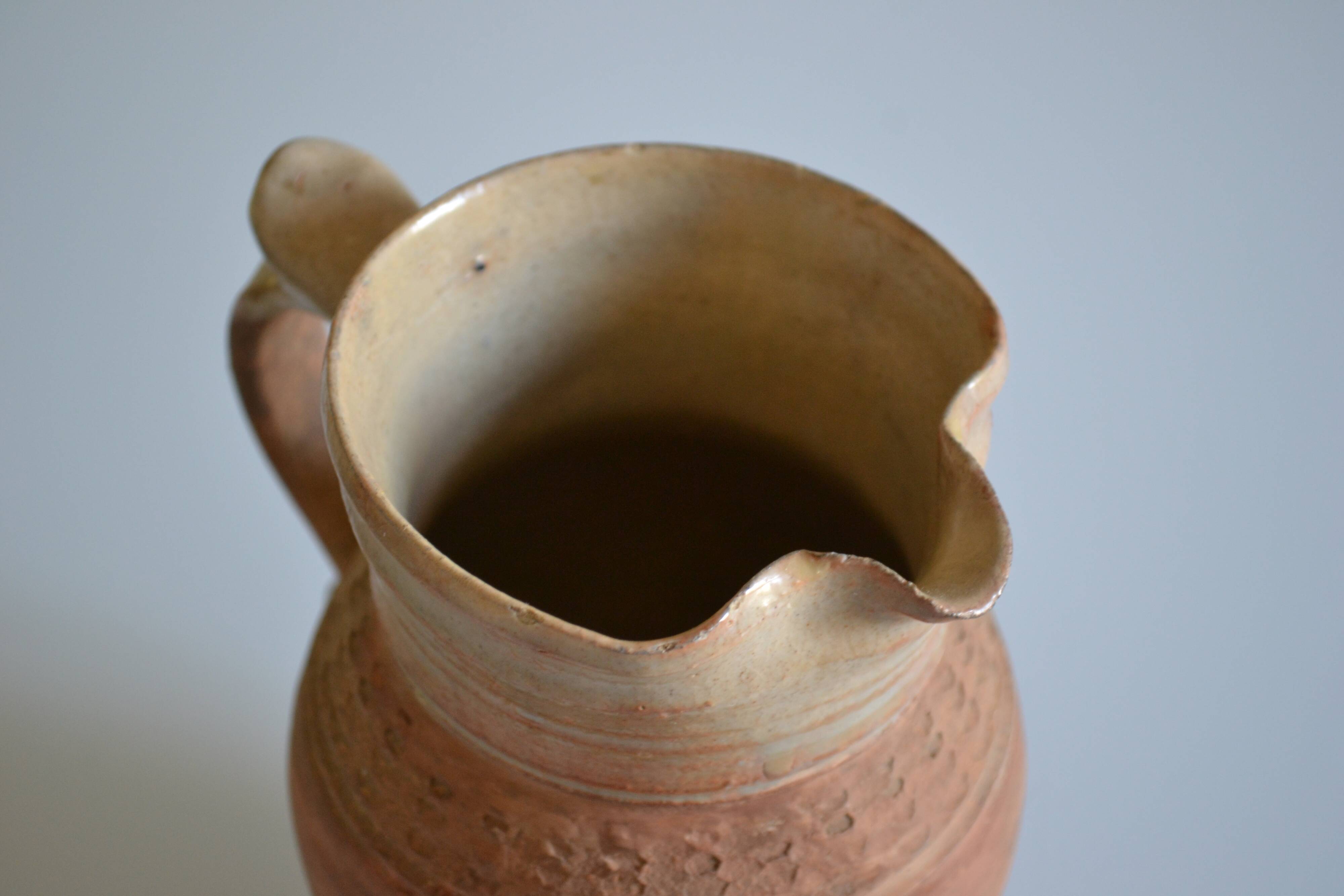 Old terracotta pitcher France