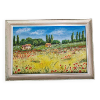 Countryside landscape painting