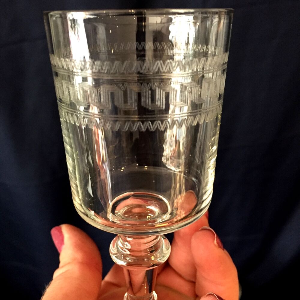 Suite of 11 glasses with liquor or port glass louis philippe