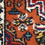 Vintage Persian Hamaadan done hand 40cm x 59cm carpet 1970 s